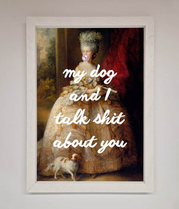 My Dog And I Framed Poster - Hi Society