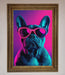 Neon French Bulldog Framed Wall Art - Hi Society
