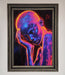 Neon Woman Hands In Head Framed Print - Hi Society
