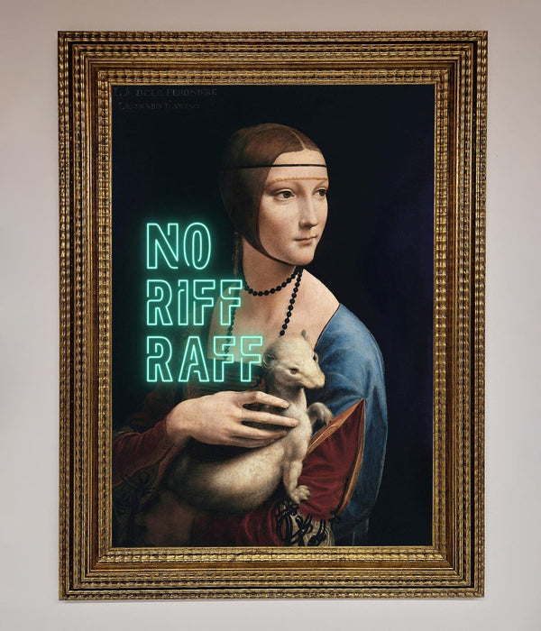 No Riff Raff Framed Print - Hi Society