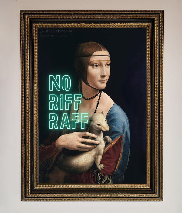 No Riff Raff Framed Print - Hi Society
