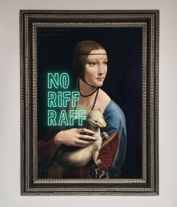 No Riff Raff Framed Print - Hi Society