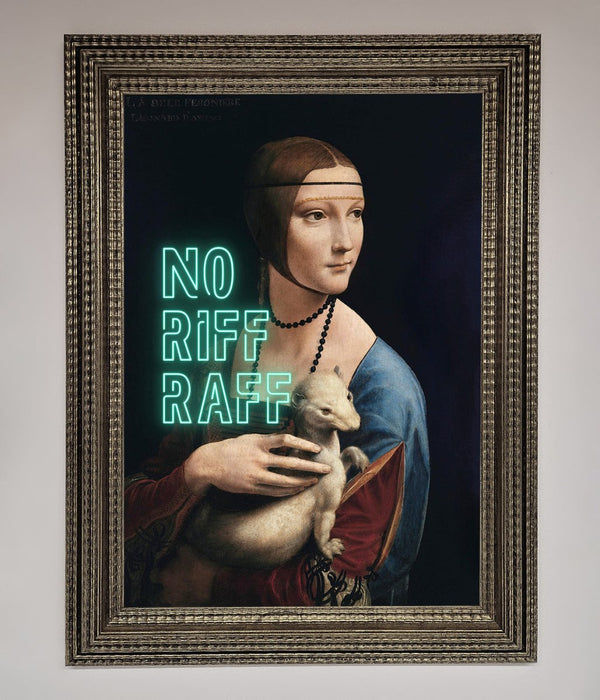No Riff Raff Framed Print - Hi Society