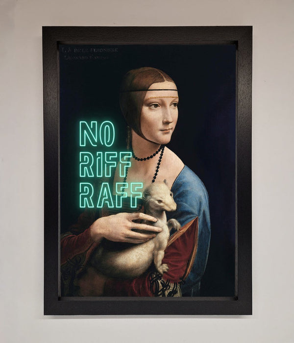 No Riff Raff Framed Print - Hi Society