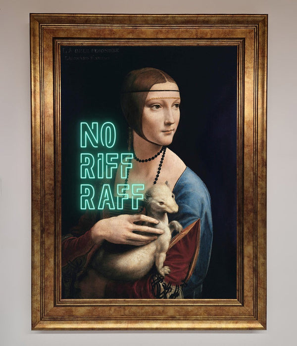 No Riff Raff Framed Print - Hi Society