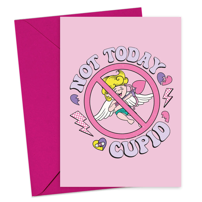 No Today Cupid Anti Valentine’s Card - Greeting & Note Cards