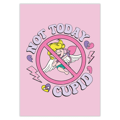No Today Cupid Anti Valentine’s Card - Greeting & Note Cards
