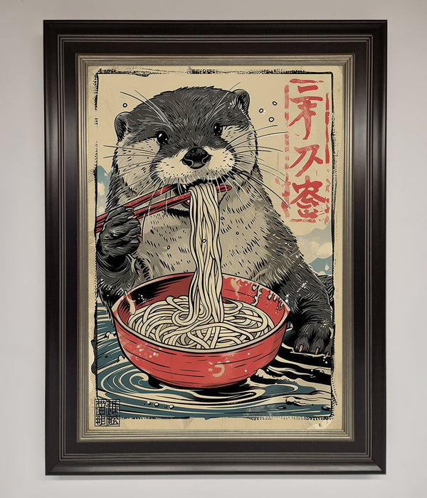 Noodles Otter Framed Wall Art - Hi Society