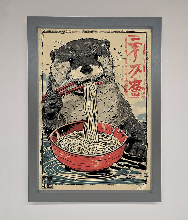 Noodles Otter Framed Wall Art - Hi Society