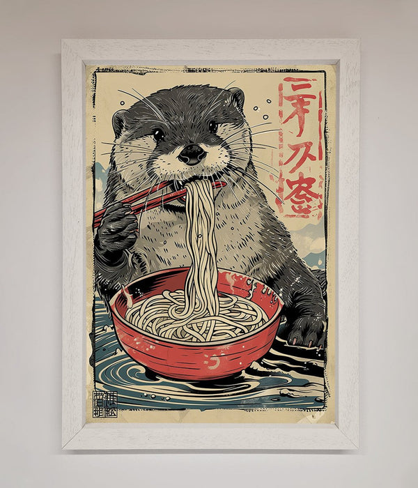 Noodles Otter Framed Wall Art - Hi Society