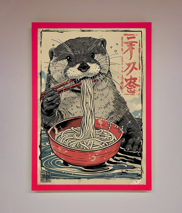 Noodles Otter Framed Wall Art - Hi Society