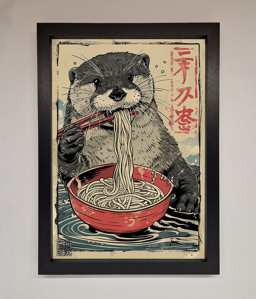 Noodles Otter Framed Wall Art - Hi Society