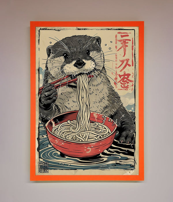 Noodles Otter Framed Wall Art - Hi Society