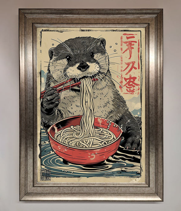Noodles Otter Framed Wall Art - Hi Society