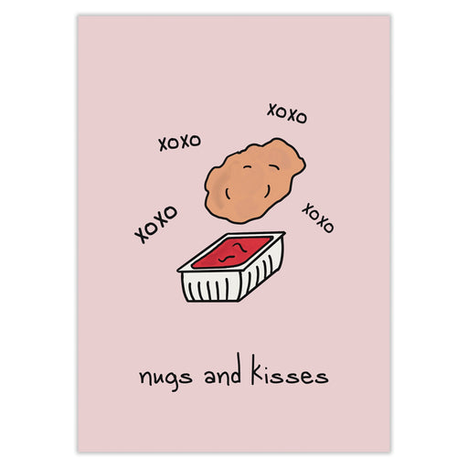 Nugs & Kisses Card - Greeting & Note Cards