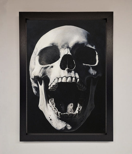 Open Mouth Skull Framed Poster - Hi Society