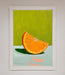Orange Wedge Framed Print - Hi Society