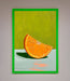 Orange Wedge Framed Print - Hi Society