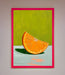 Orange Wedge Framed Print - Hi Society