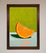 Orange Wedge Framed Print - Hi Society