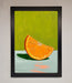 Orange Wedge Framed Print - Hi Society