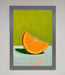 Orange Wedge Framed Print - Hi Society