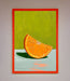 Orange Wedge Framed Print - Hi Society