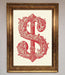 Ornate Dollar Cash Art Framed Print - Hi Society