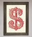 Ornate Dollar Cash Art Framed Print - Hi Society