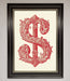 Ornate Dollar Cash Art Framed Print - Hi Society