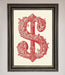 Ornate Dollar Cash Art Framed Print - Hi Society
