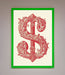 Ornate Dollar Cash Art Framed Print - Hi Society