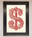 Ornate Dollar Cash Art Framed Print - Hi Society
