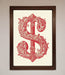 Ornate Dollar Cash Art Framed Print - Hi Society