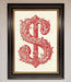 Ornate Dollar Cash Art Framed Print - Hi Society