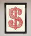 Ornate Dollar Cash Art Framed Print - Hi Society