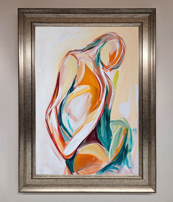Pain Stroke Embrace Framed Poster - Hi Society