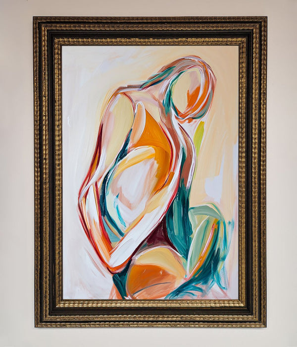 Pain Stroke Embrace Framed Poster - Hi Society