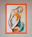 Pain Stroke Embrace Framed Poster - Hi Society