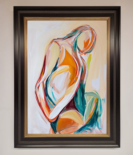 Pain Stroke Embrace Framed Poster - Hi Society