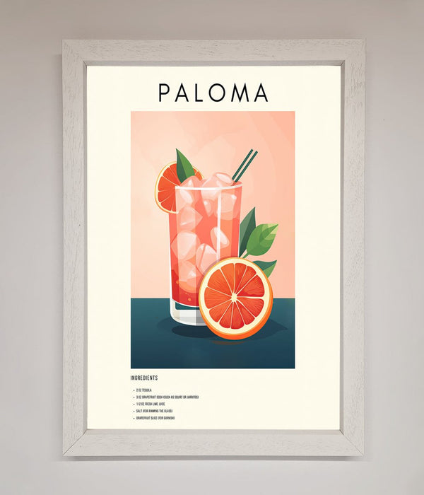 Paloma Cocktail Framed Poster - Hi Society