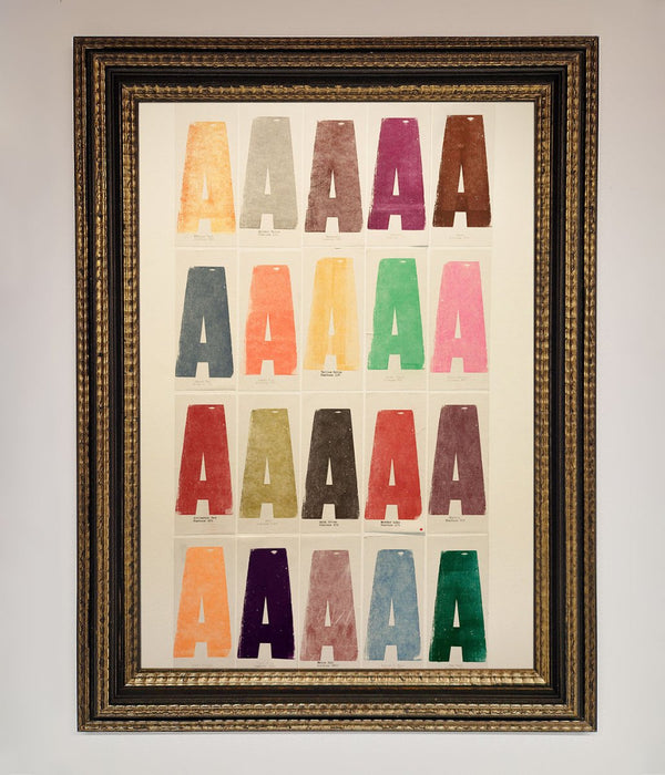 Pantone A Framed Poster - Hi Society