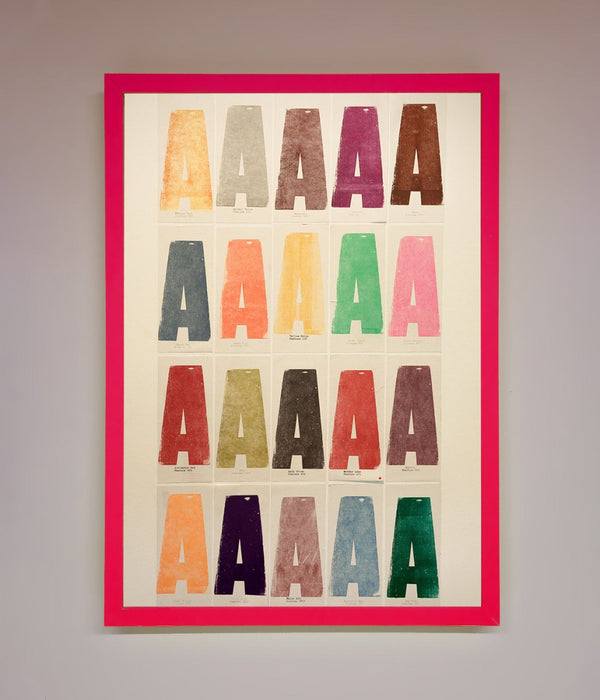 Pantone A Framed Poster - Hi Society