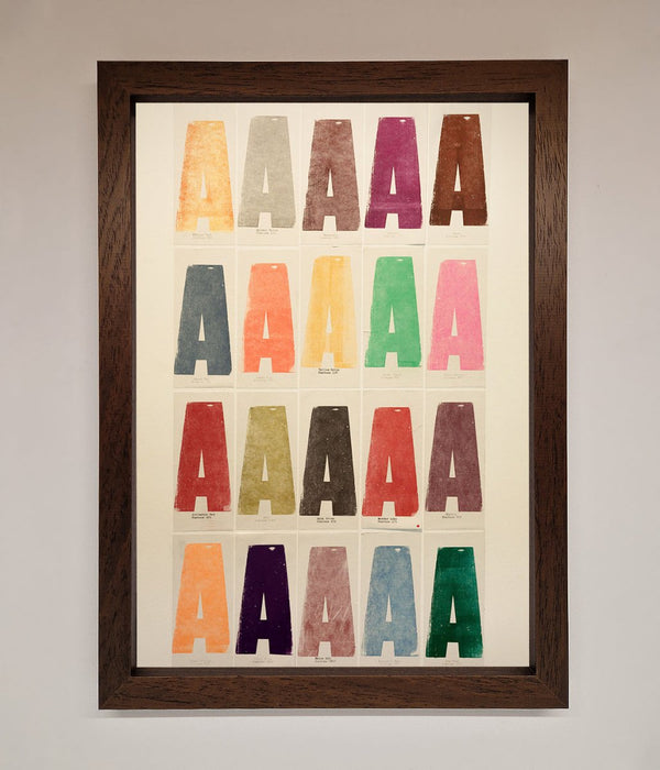 Pantone A Framed Poster - Hi Society