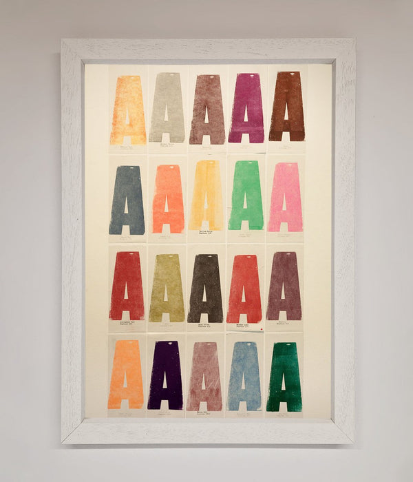 Pantone A Framed Poster - Hi Society