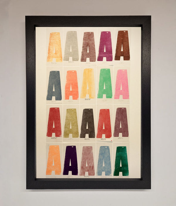 Pantone A Framed Poster - Hi Society