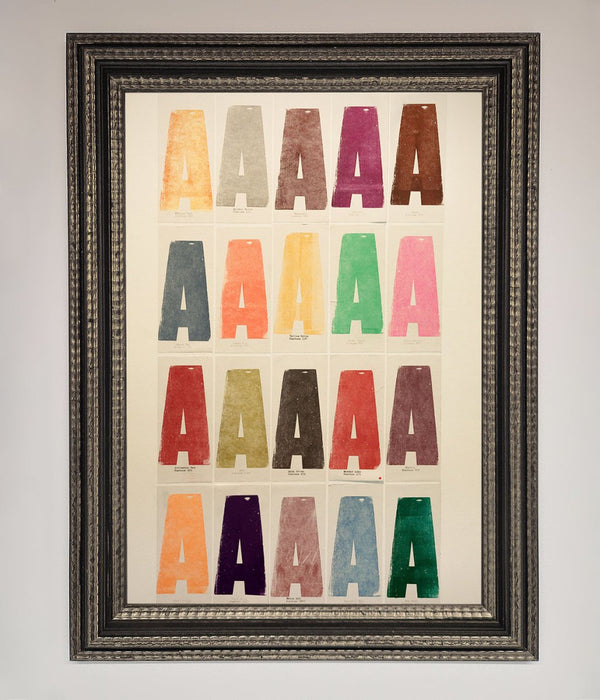 Pantone A Framed Poster - Hi Society