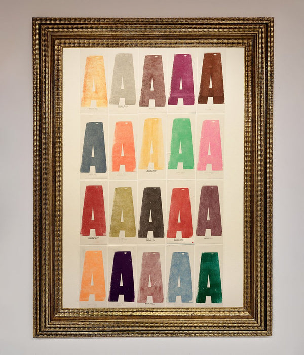 Pantone A Framed Poster - Hi Society