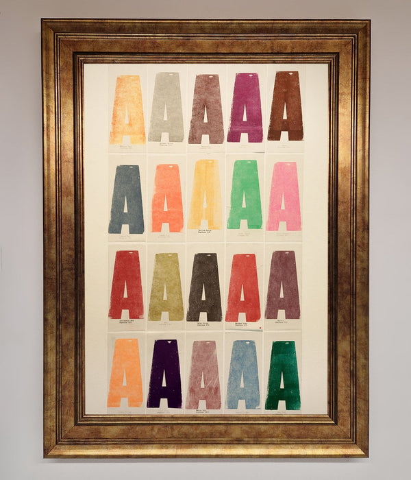 Pantone A Framed Poster - Hi Society
