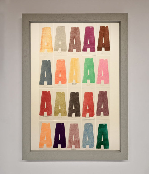 Pantone A Framed Poster - Hi Society